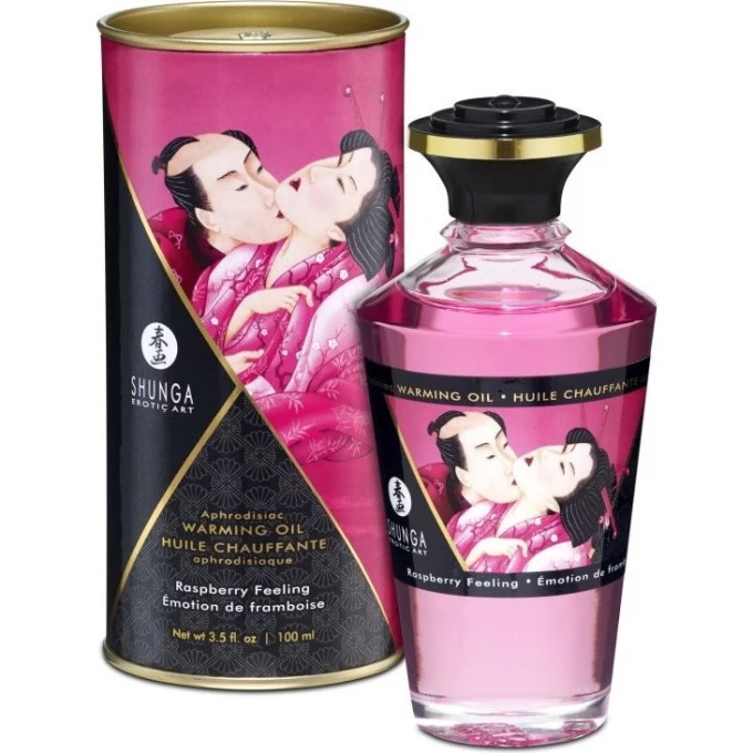 Масло интимное массажное SHUNGA RASPBERRY FEELING (МАЛИНОВОЕ ЧУВСТВО) 2201 SG